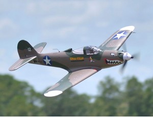 FMS 1.0M P-39 Hells Bells Camo 4S High Speed PNP Version